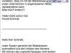 eMail an den Support